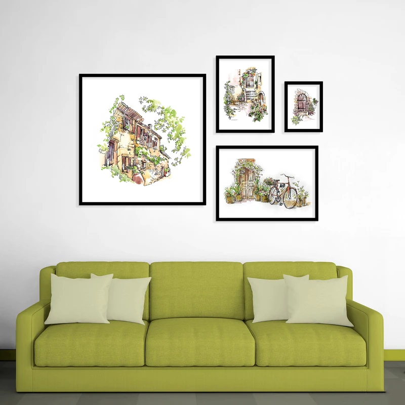 تابلو مدل Maha-CN406 مجموعه 4 عددی