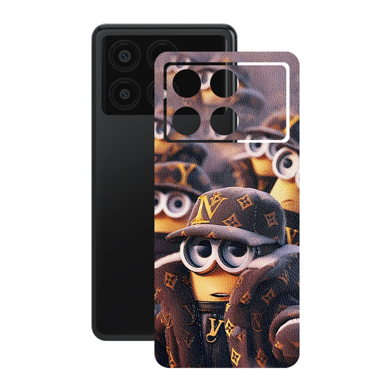برچسب پوششی ریمکس مدل Leth طرح مینیون مناسب برای گوشی موبایل شیائومی Poco X6 Pro