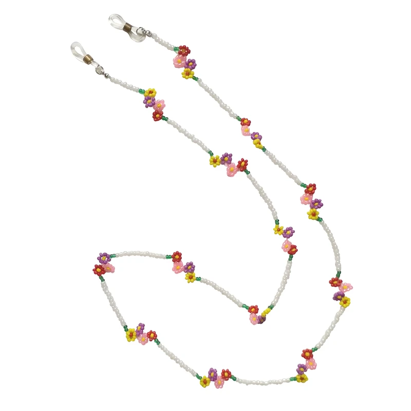 بند عینک زنانه مدل گل بهاری کد be152