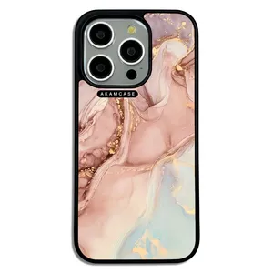 AKAM AMCWA15PRO-MARBEL1 Cover For Apple iPhone 15 Pro