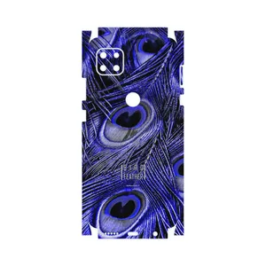MAHOOT Purple Feather-FullSkin Cover Sticker for Motorola MOTO G 5G
