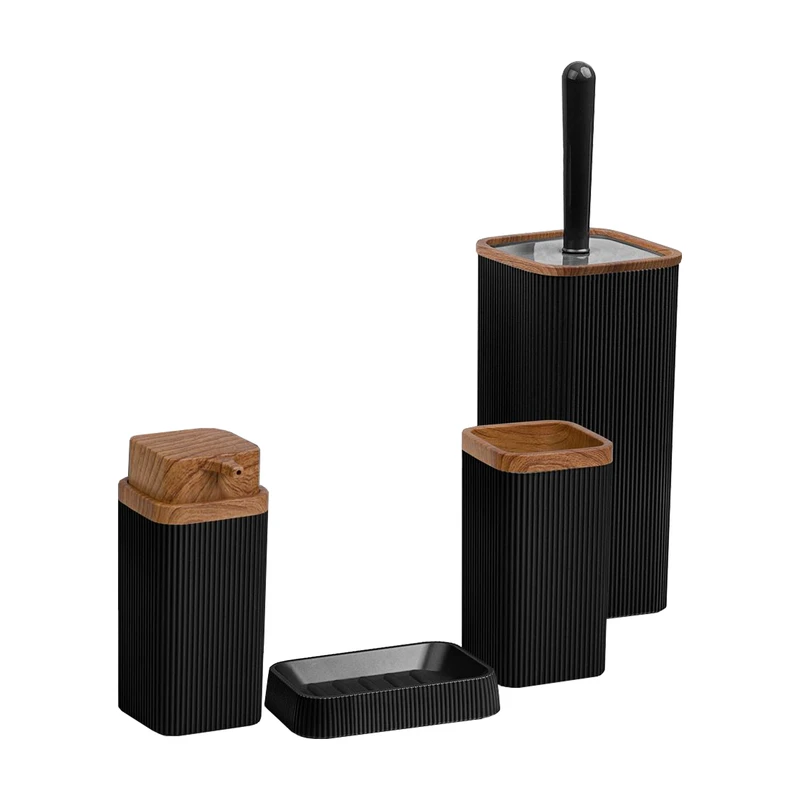 ست سرویس بهداشتی 4 پارچه اقیانوس هوم مدل OH0004