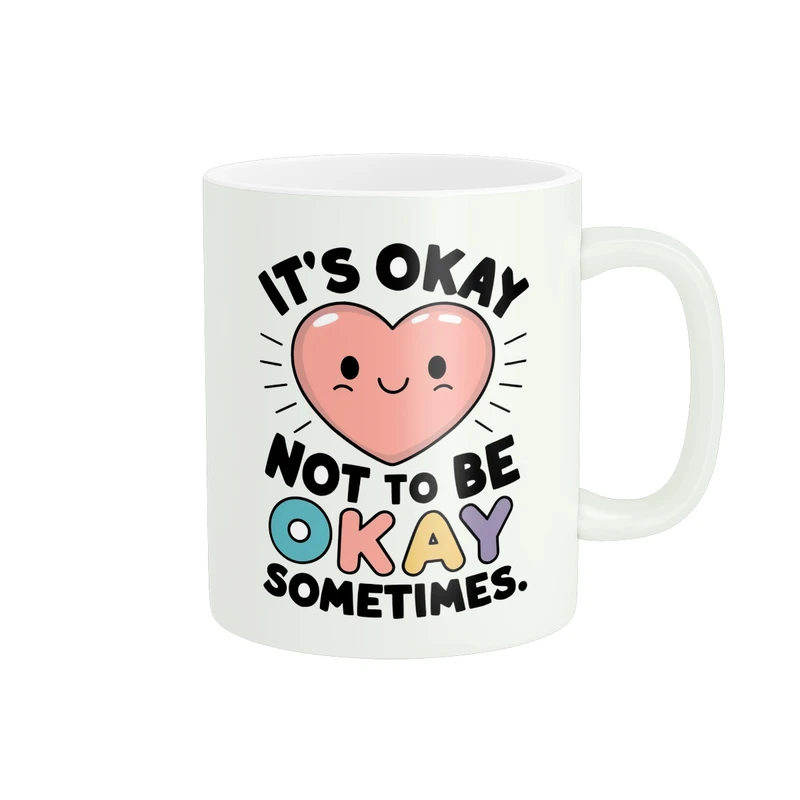 ماگ پادآفرین مدل مثبت اندیشی طرح قلب کد PM862