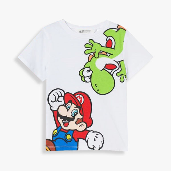 تی شرت آستین کوتاه پسرانه اچ اند ام مدل MARIO