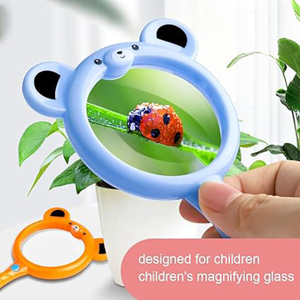 ذره بین رساکو مدل دانش آموزی طرح خرس کد Blue