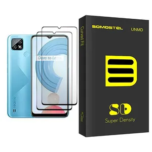 Somastel SD Glass MIX002 Screen Protector For Realme C21 Pack Of 2