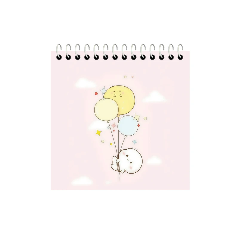 دفترچه یادداشت 50 برگ آلبالو مدل استیکر فانتزی کد 4059