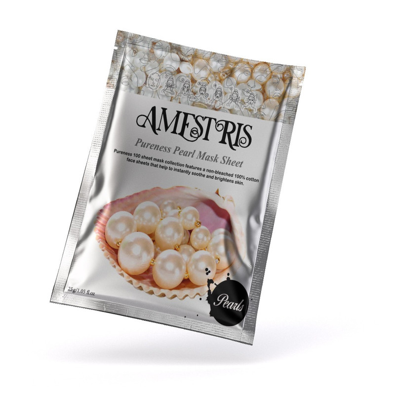 ماسک صورت آمستریس مدل جوانسازی وزن 25 گرم بسته 5 عددی