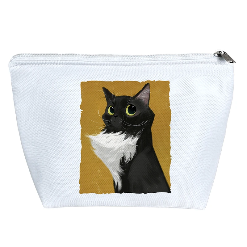 کیف لوازم آرایش دخترانه خندالو مدل گربه کد 2866