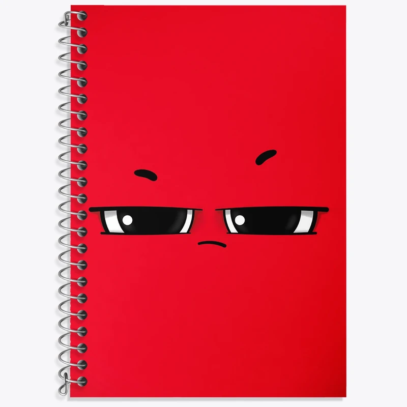 دفتر زبان 50 برگ خندالو مدل سه خط طرح ایموجی کد N5285