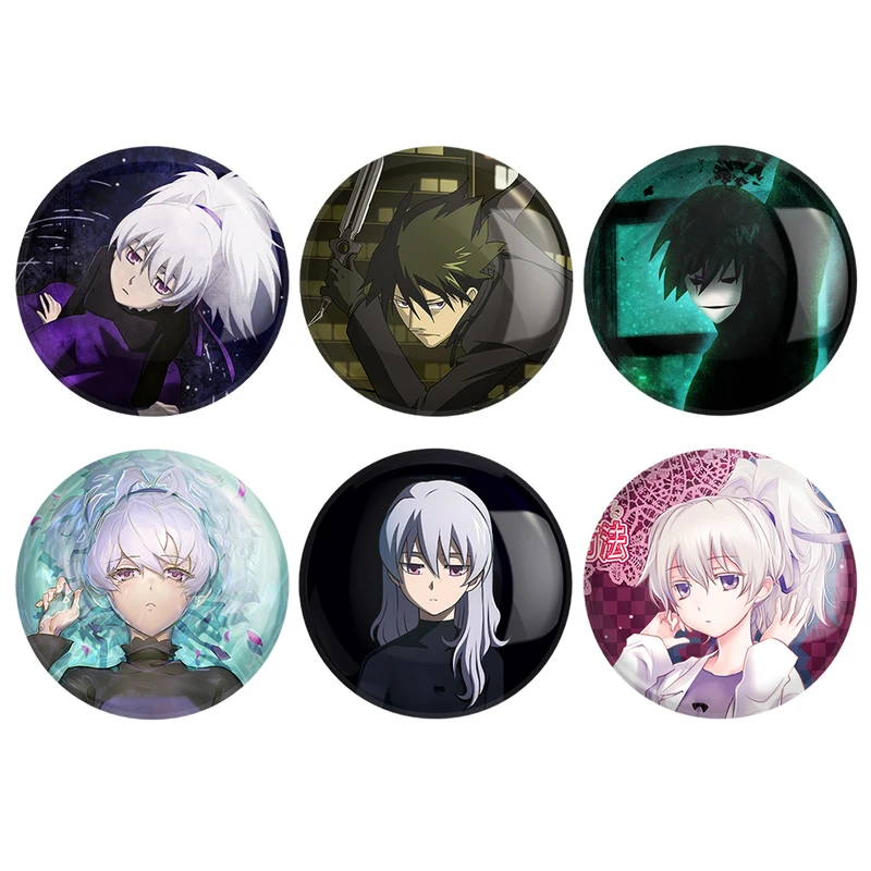 مگنت خندالو طرح انیمه تاریکتر از سیاهی Darker Than Black کد 1454B مجموعه 6 عددی