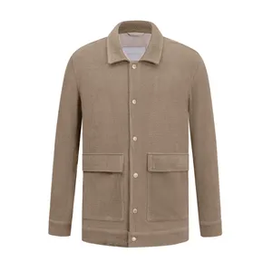 پیراهن آستین بلند یقه برگردان مردانه کروم مدل 2523904