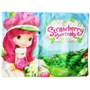 رو بالشی کودک مدل دختر توت فرنگی کد b20