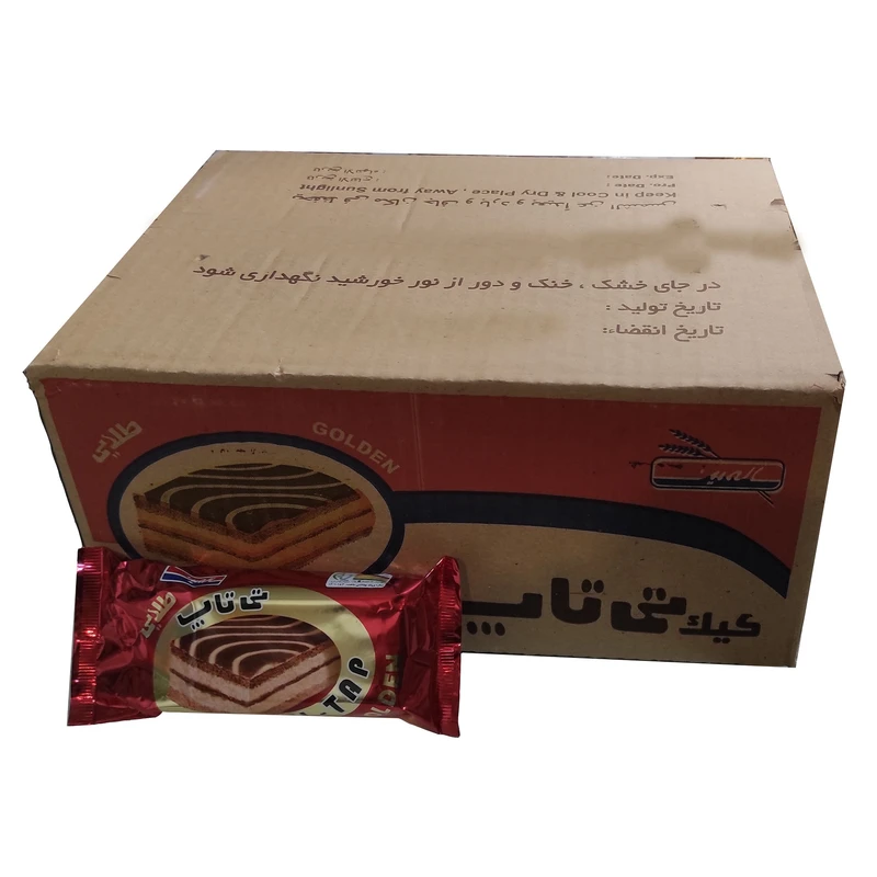 کیک تی تاپ سالمین- 50 گرم بسته 36 عددی