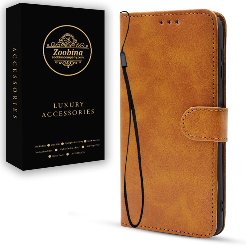 کیف کلاسوری زوبینا مدل Moon مناسب برای گوشی موبایل شیائومی Redmi Note 10 5G / Poco M3 Pro