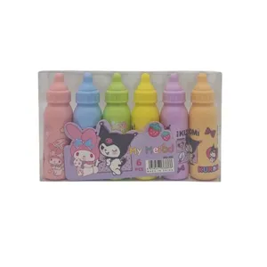 ماژیک علامت گذار طرح شیشه شیر مدل کرومی کد ۲۰۰ مجموعه ۶ عددی