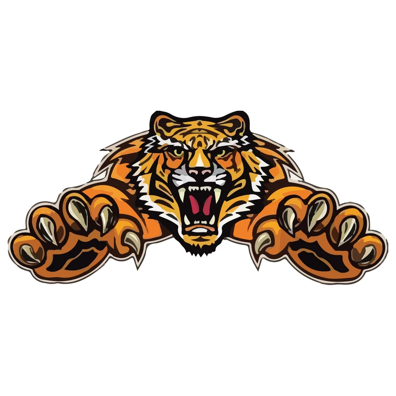 استیکر خودرو پویا مارکت طرح پلنگ وحشی کد 999