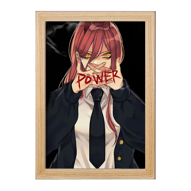 تابلو خندالو مدل پاور انیمه مرد اره ای Chainsaw Man  کد 17997