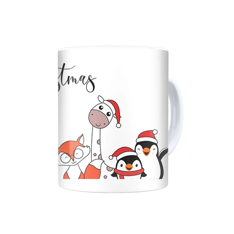 ماگ ترمه طراحان ایده مدل santa & friends کد cfp1807