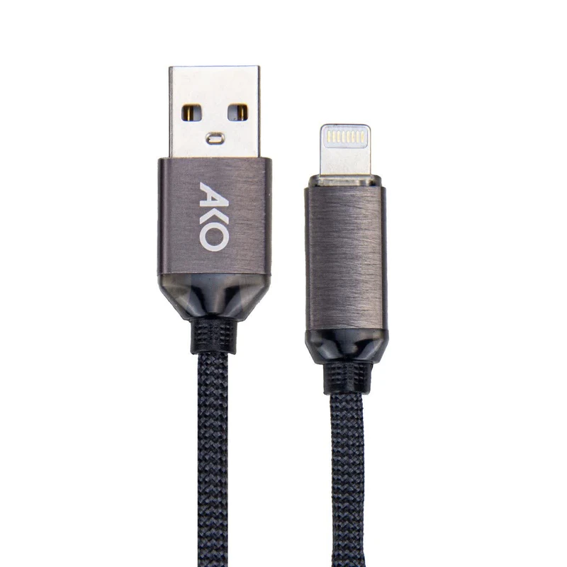 کابل تبدیل USB به لایتنینگ آکو مدل AC-66 طول 2 متر