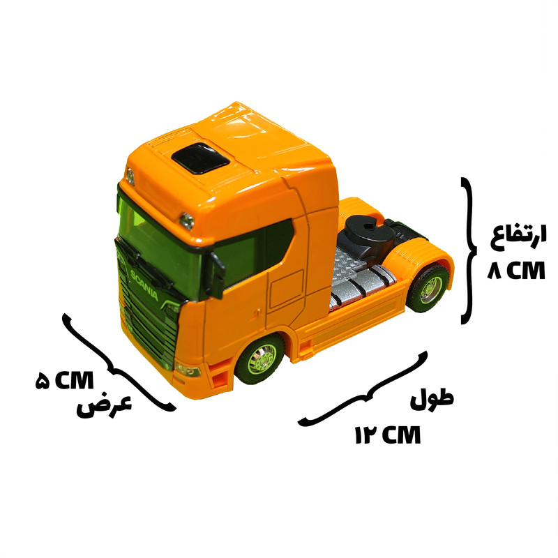 ماشین بازی مدل تریلی کشنده اسکانیا