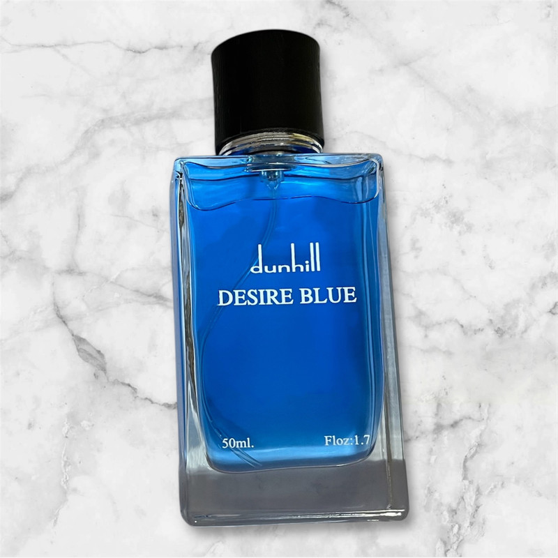 ادو پرفیوم مردانه کلپک مدل دانهیل دیزایر بلو با رایحه خنک حجم 50 میلی لیتر