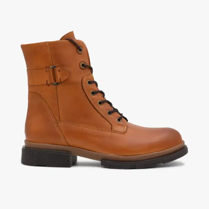 نیم بوت زنانه چرم تهران مدل E96