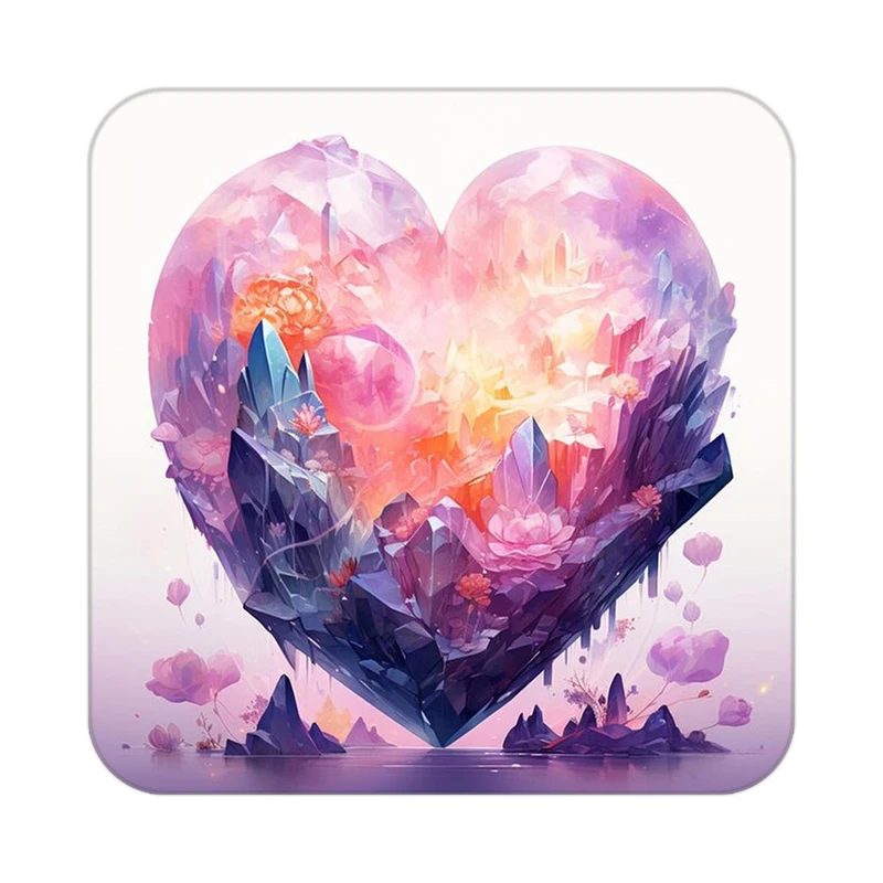 زیر لیوانی کاکتی مدل عاشقانه کد mp13631