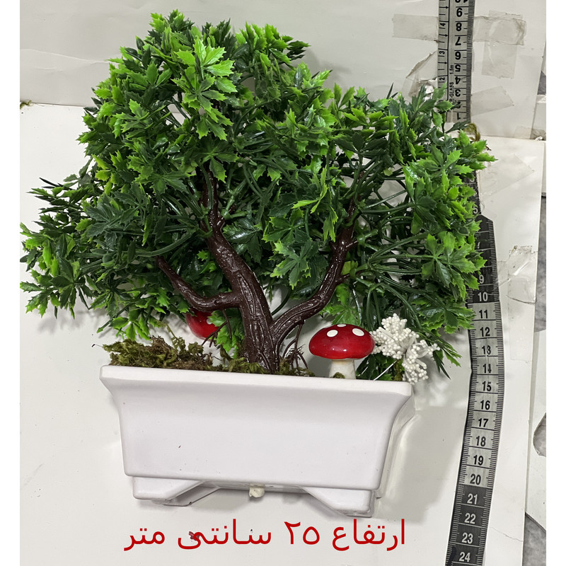 گلدان به همراه درختچه مصنوعی مدل باغچه چنار