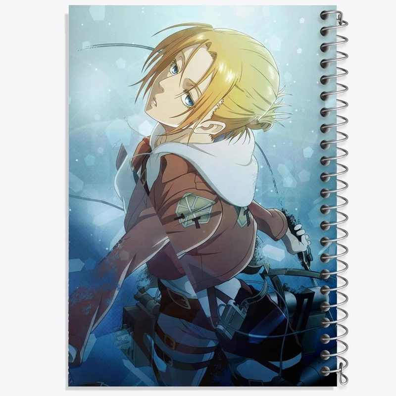 دفتر شطرنجی 50 برگ خندالو طرح آنی لئونهارت انیمه اتک آن تایتان Attack on Titan کد 10967