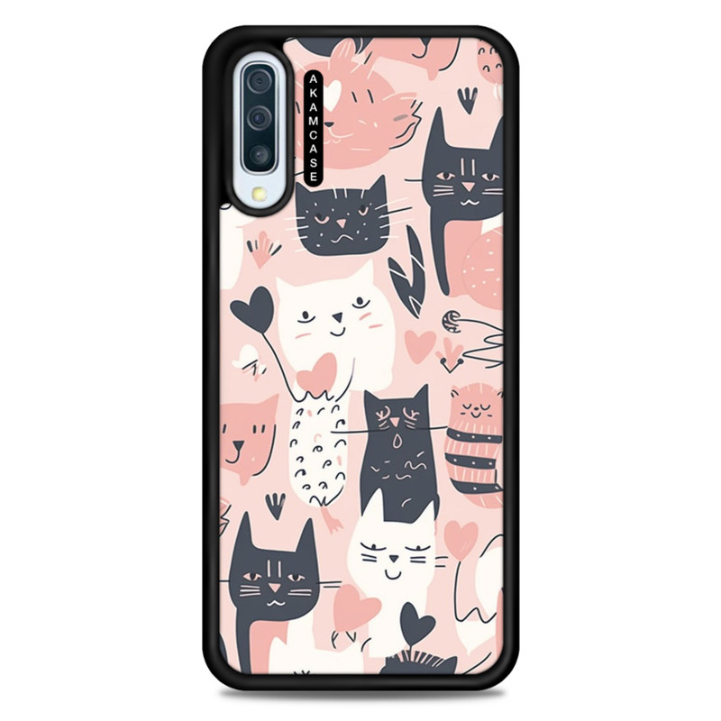 کاور آکام مدل AMC-WSGA50-CATS-40 مناسب برای گوشی موبایل سامسونگ Galaxy A50