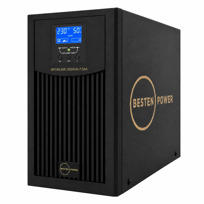 یو پی اس بستن پاور مدل BPONLINE-3000VA-7.5Ah ظرفیت 3000 ولت آمپر به همراه باتری داخلی