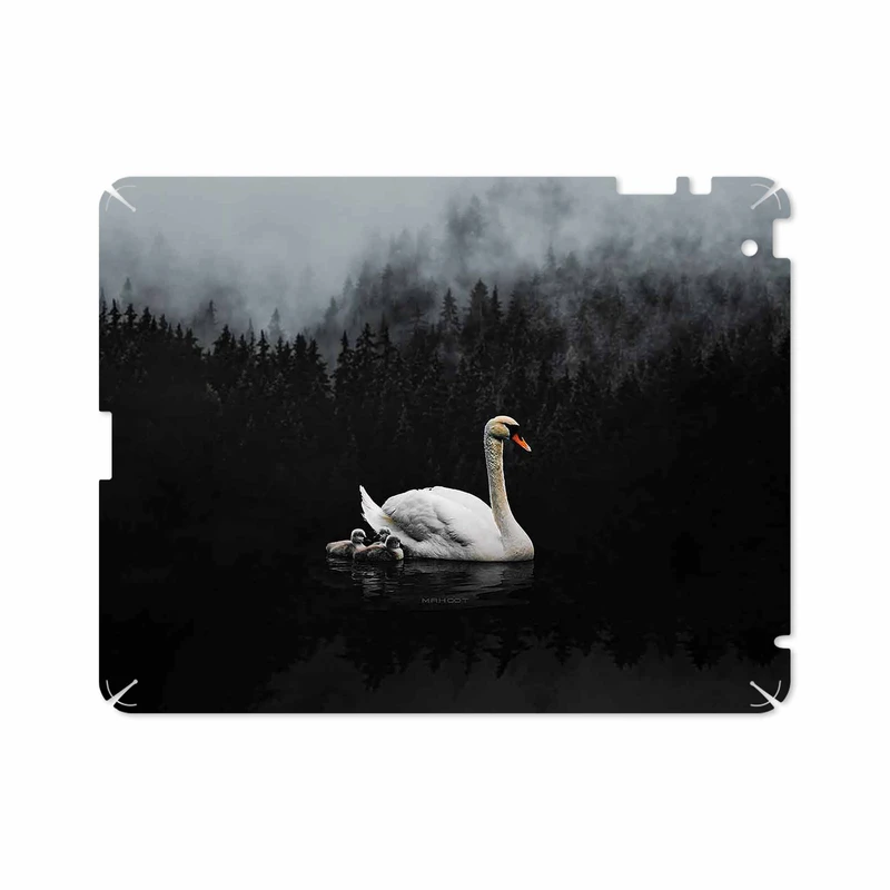 برچسب پوششی ماهوت مدل Swan Lake مناسب برای تبلت اپل iPad 2 2011 A1396