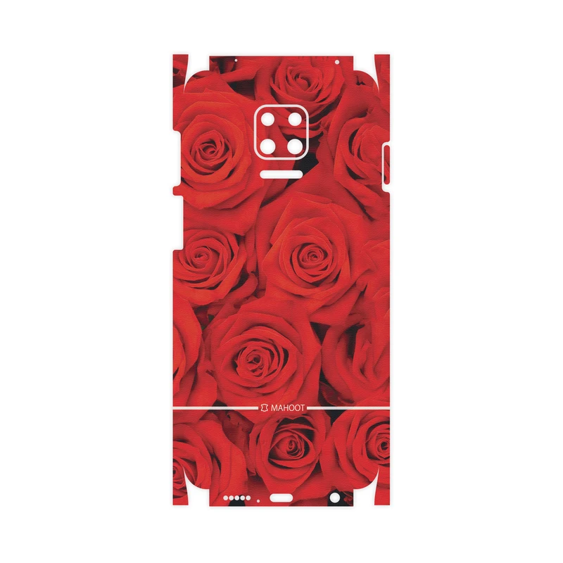 برچسب پوششی ماهوت مدل Red-Flower-FullSkin مناسب برای گوشی موبایل شیائومی Redmi Note 9s