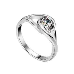 انگشتر نقره زنانه شهر جواهر مدل SJ-R004