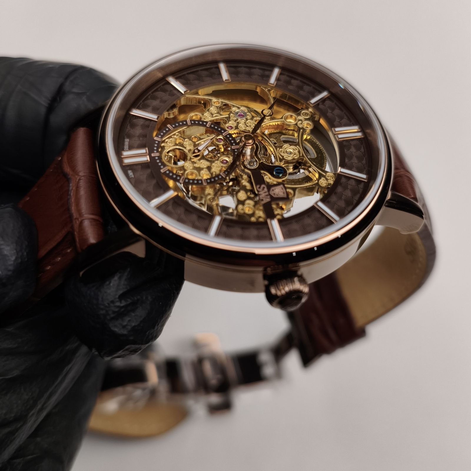 ساعت مچی عقربهای اتوماتیک مردانه سوئیس آرت مدل ANT155CF0505 - - 6