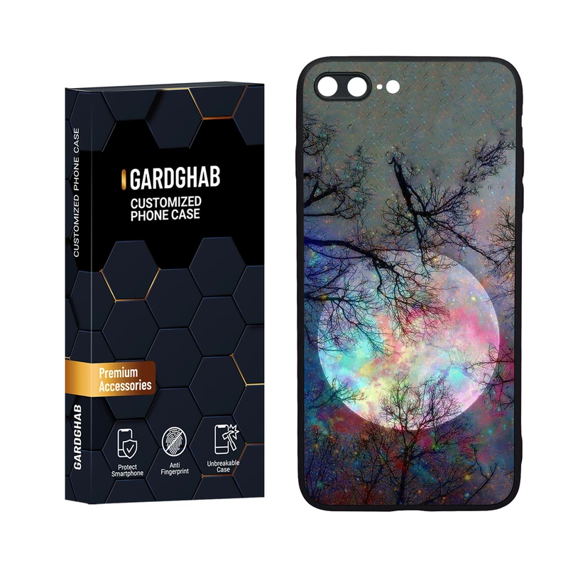 کاور گارد قاب مدل دورژله ای طبیعت مناسب برای گوشی موبایل اپل iPhone 7 Plus / 8 plus