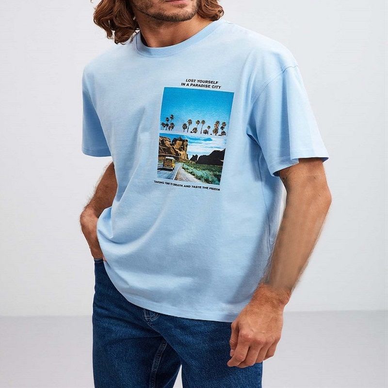 تی شرت آستین کوتاه مردانه گریملانژ مدل 2024 -  - 4