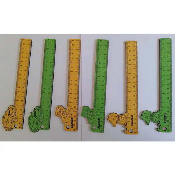 خط کش 20 سانتی متری طرح آرمون مجموعه 6 عددی