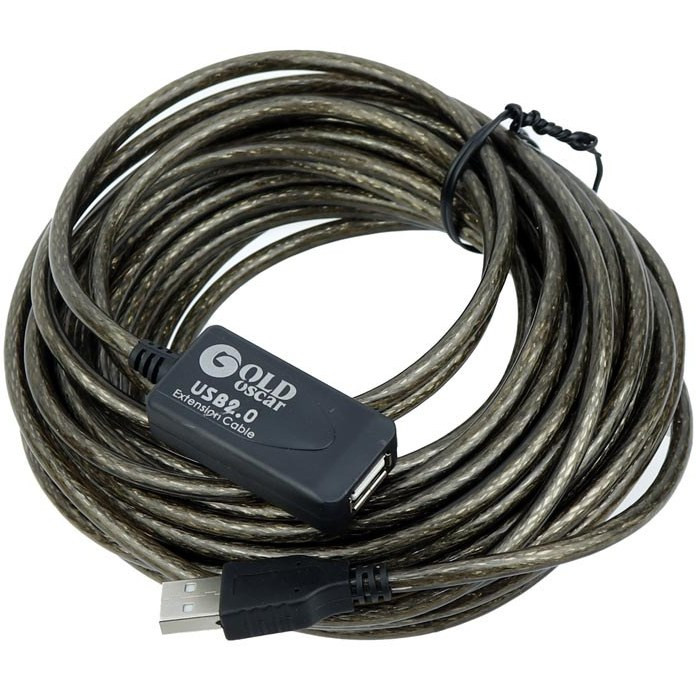 کابل افزایش طول USB گلد اسکار مدل sg15 طول 15 متر