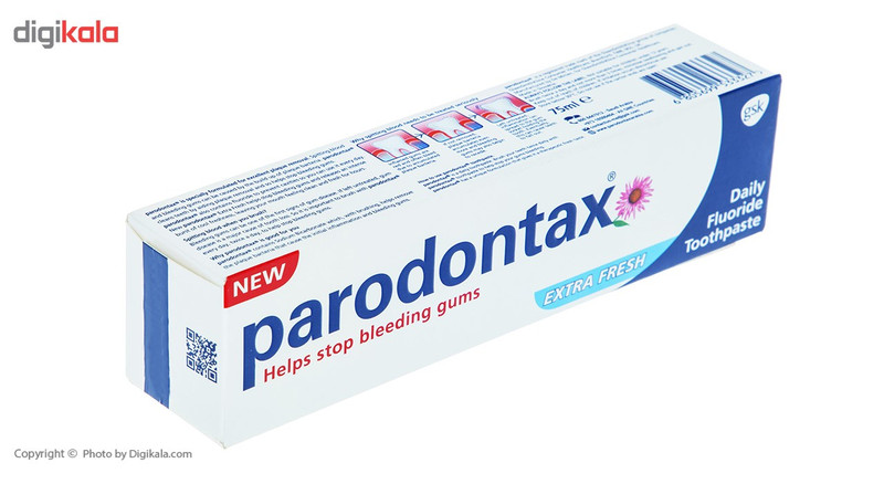 خمیر دندان پارودونتکس مدل Daily Fluoride حجم 75 میلی لیتر