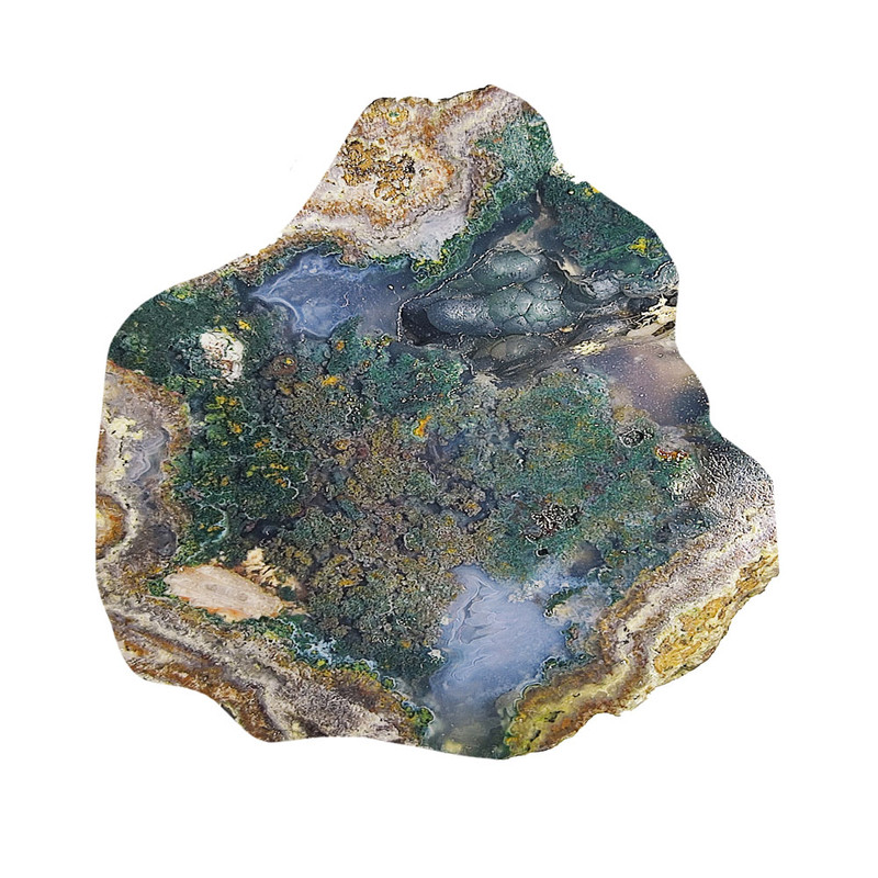 سنگ راف عقیق مدل شجر جنگلی کد B 3