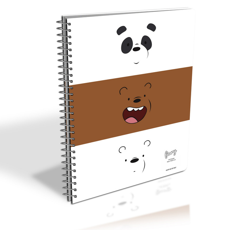 دفتر مشق مستر راد مدل خرس های کله فندقی طرح تحصیلی کد fiory 2145