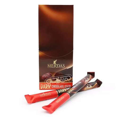 شوکو بار شکلات تلخ مرداس بسته 12عددی