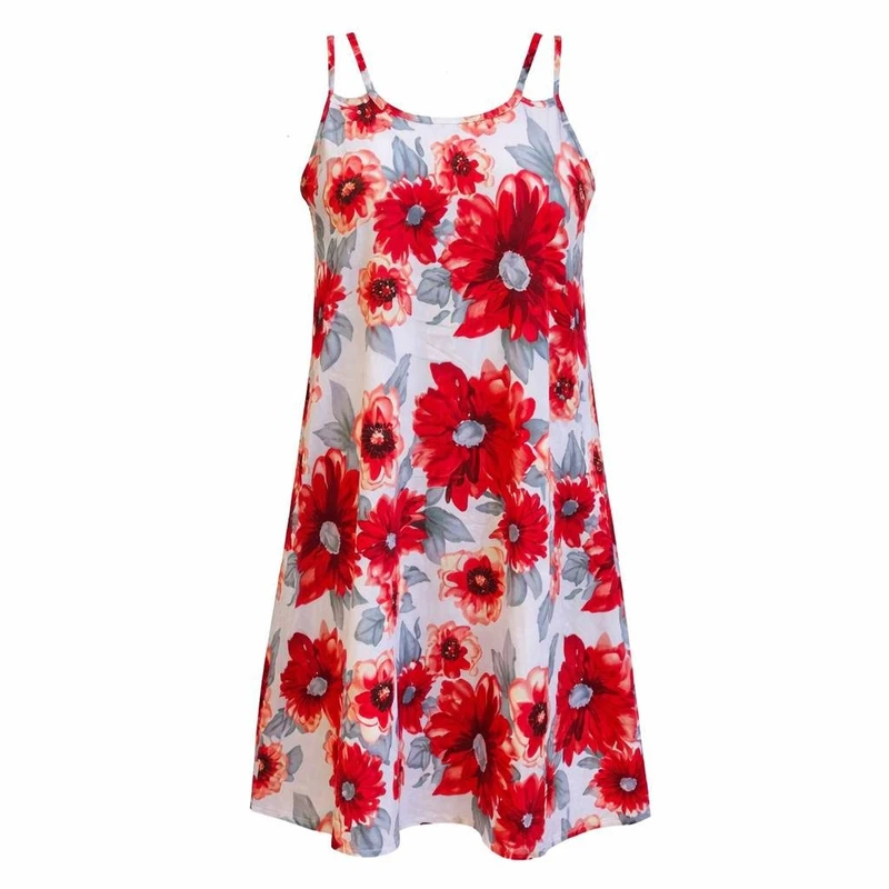 پیراهن راحتی زنانه مدل N019 گل درشت