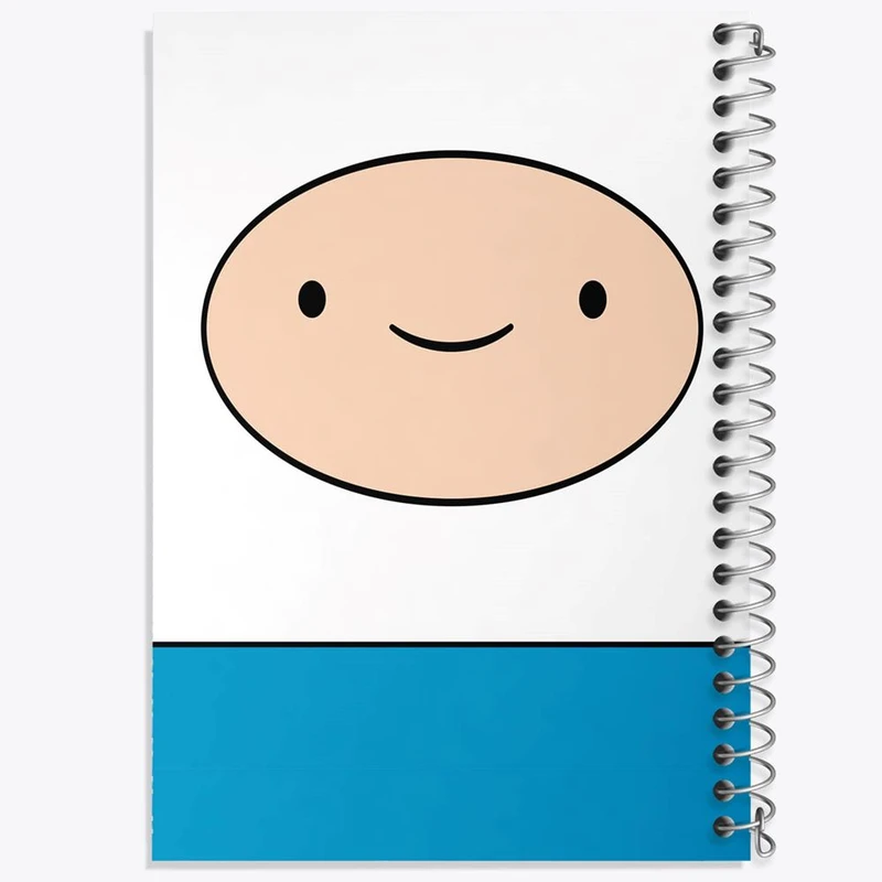 دفتر نقاشی 50 برگ خندالو مدل فین وقت ماجراجویی Adventure Time کد 20844