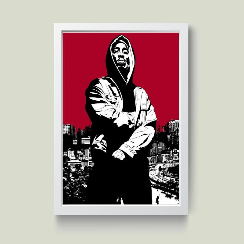 تابلو مدل توپاک 2Pac کد S0630-w
