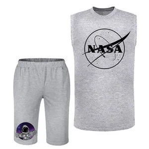 ست تاپ و شلوارک مردانه مدل ناسا کد TJA15