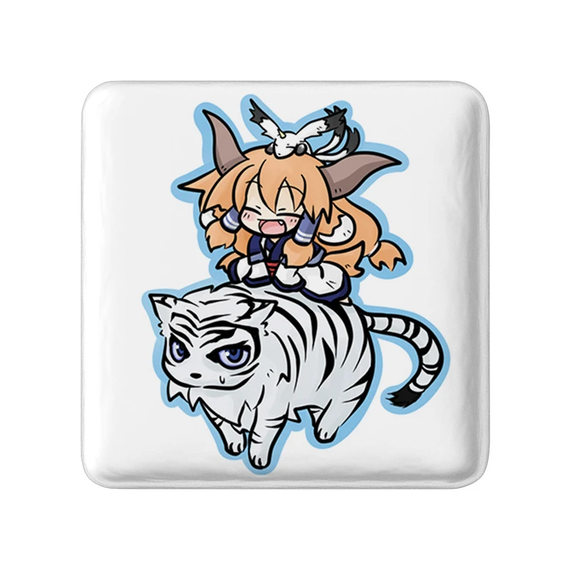 مگنت خندالو طرح بازی Utawarerumono مدل مربعی کد 35359