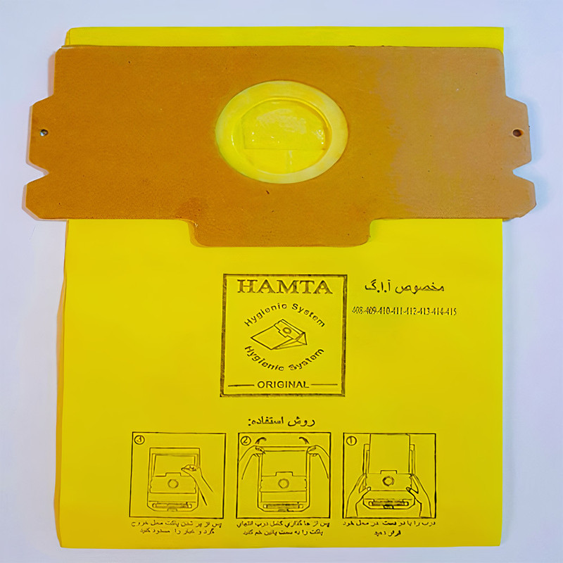 پاکت جاروبرقی همتا مدل H-A30 بسته 5 عددی مناسب برای جاروبرقی آ.ا.گ 408